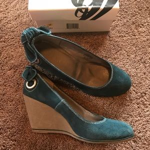 Nine West Suede Wedge Heel